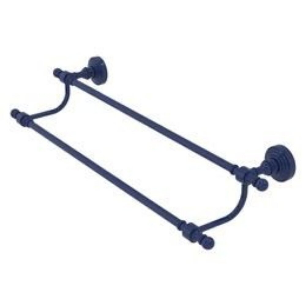 NEW Allied Brass RW-72/30-MBL Retro Wave Collection 30 Inch Double Towel Bar